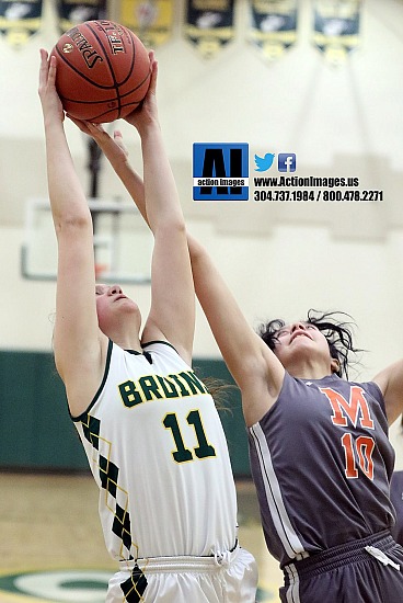 Brooke Middle 8th grade girls basketball 12-19-22