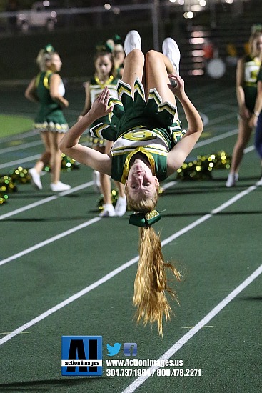 Brooke varsity cheer and student section 8-25-23