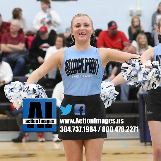 Bridgeport cheer and students 12-3-24