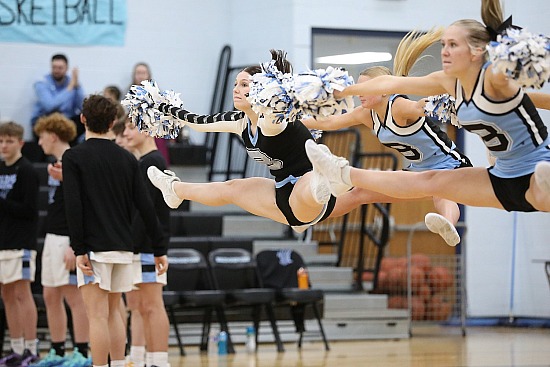 Bridgeport Varsity Cheerleaders Senior Night  1-31-25
