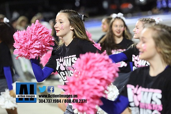 Harrison Central cheerleading and student section 10-15-21