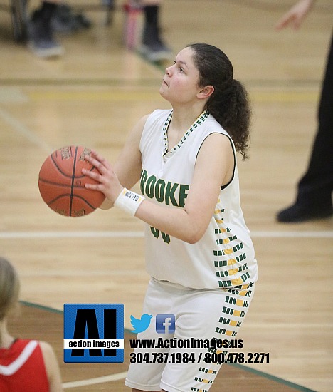 Brooke Girls 7th Grade Basketball 1-13-22