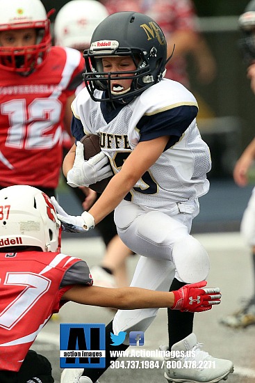 McGuffey D2 JV football action 8-21-22