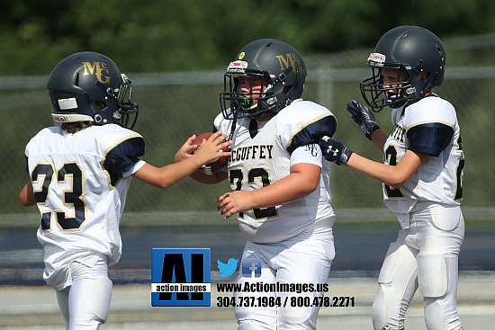 McGuffey D2 football action 8-21-22