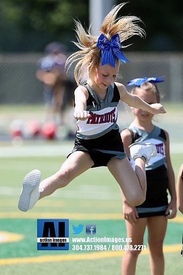 Little Patriots Cheer Bantam action 8-28-22