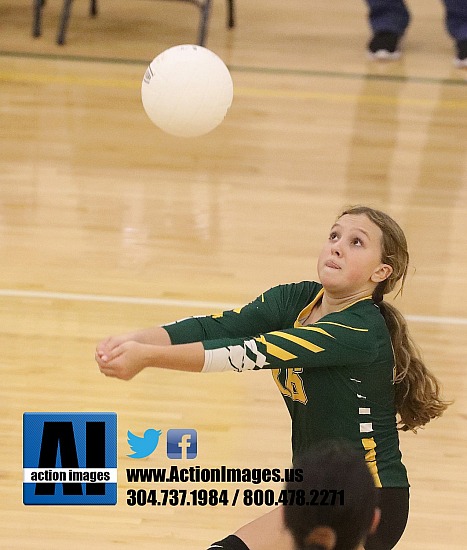 Brooke Middle 8th grade Volleyball 9-7-22