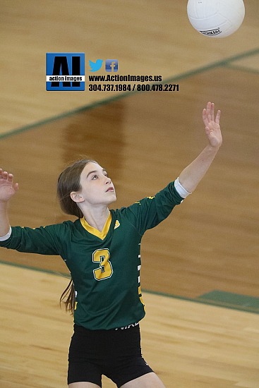 Brooke Middle Volleyball 6th grade vs Wheeling Middle 10-17-22