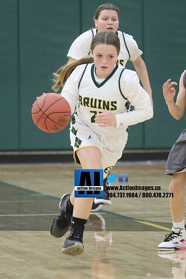 Brooke Middle 7th grade girls basketball 12-19-22
