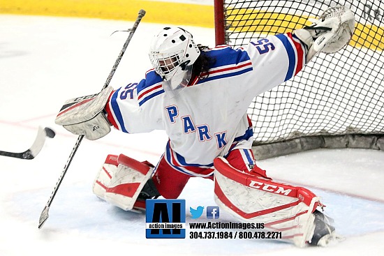 Wheeling Park hockey vs Montour