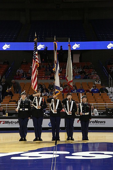 2023 State Championship National Anthem - Singers, Color Guards
