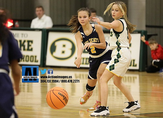 Wheeling Middle School 7th Grade Girls Basketball 1-22-24