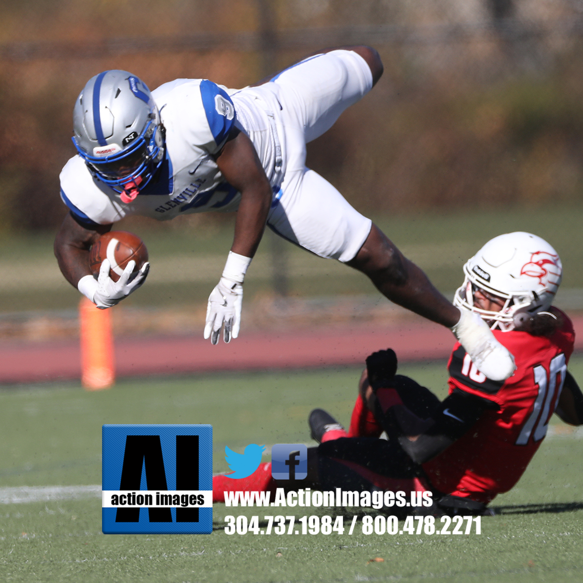 Glenville at Wheeling Jesuit football View Other Sports Action Images Photography