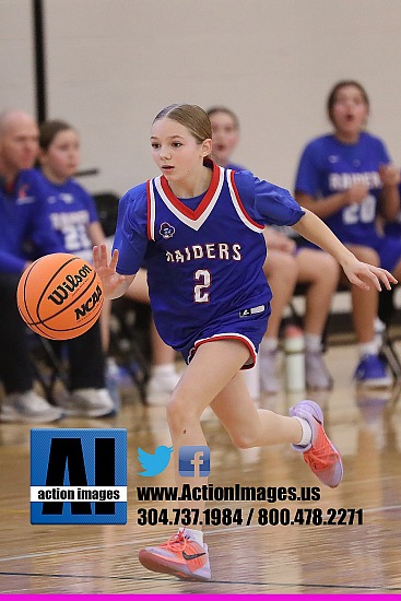 Triadelphia MS girls basketball 6th grade 12-13-25