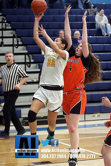 Wheeling MS varsity girls basketball 1-17-26