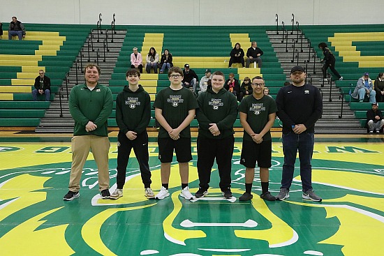 Brooke Wrestling 8th Grade Recognition  2-11-26