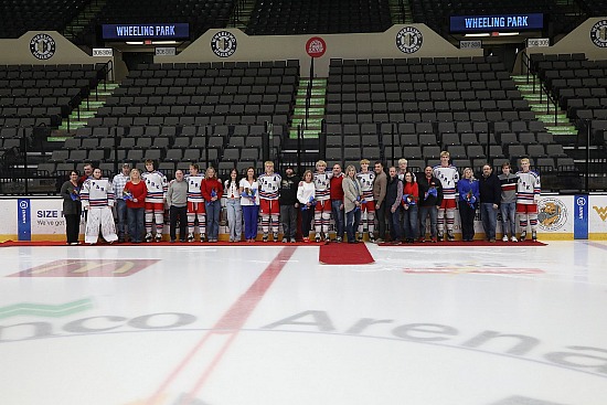 Wheeling Park Varsity Hockey Senior Night 2-23-26