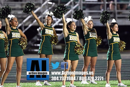 Brooke HS cheer and student section 9-11-26