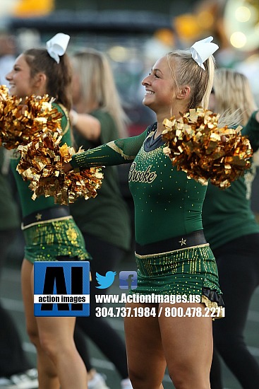 Brooke HS cheer and student section 9-18-26